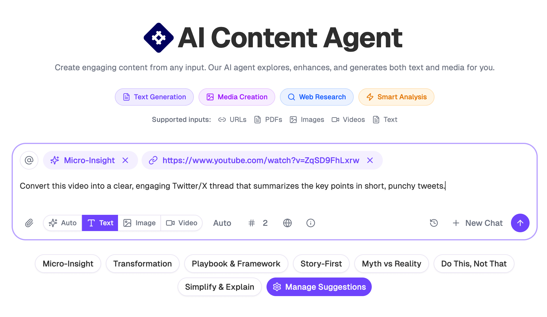 AI content agent